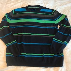 Oakley slim fit stripe sweater. Size Large